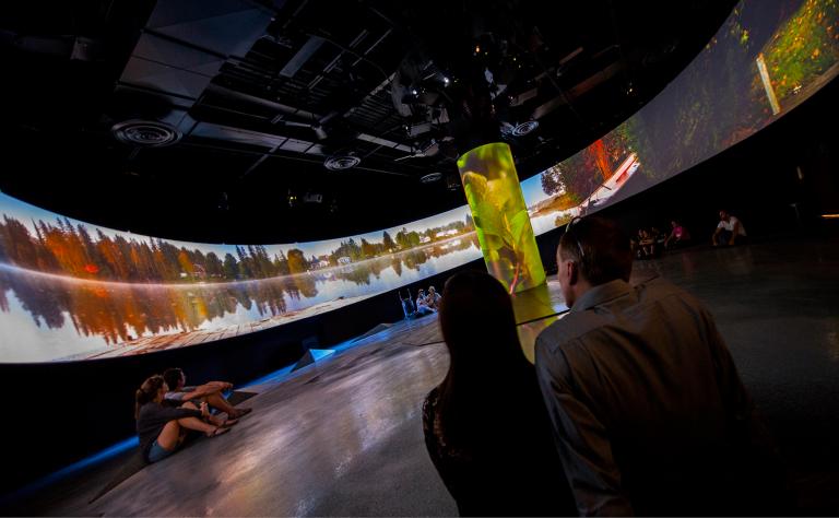 Design the future, immersive show at the Biosphère, Montreal, 2016