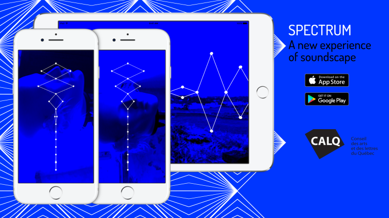 Spectrum, application mobile avec effets sonores, 2017