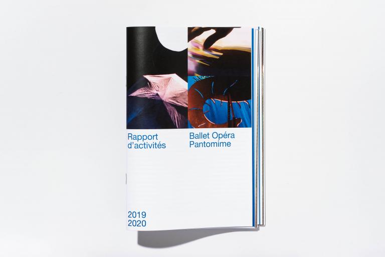 Print Design, Activity Report, Ballet Opéra Pantomime, Montréal, 2021