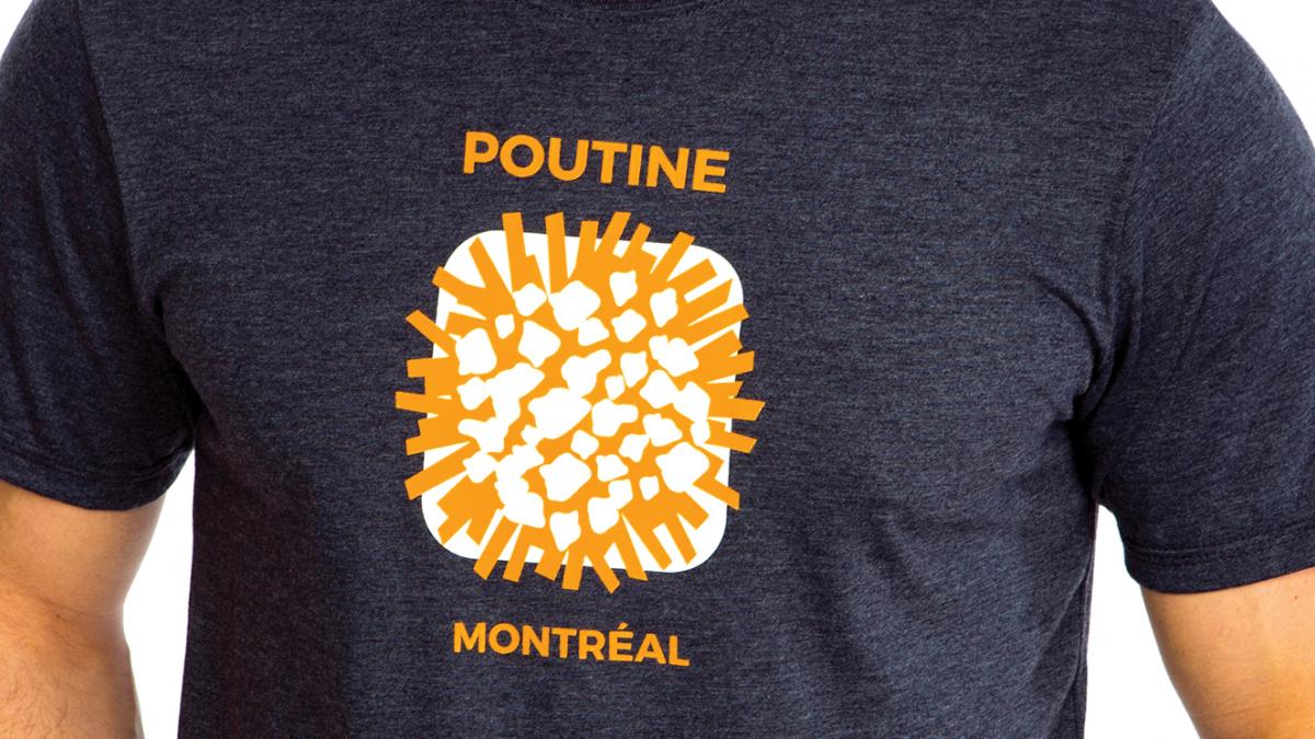 T-shirt Poutine Montréal