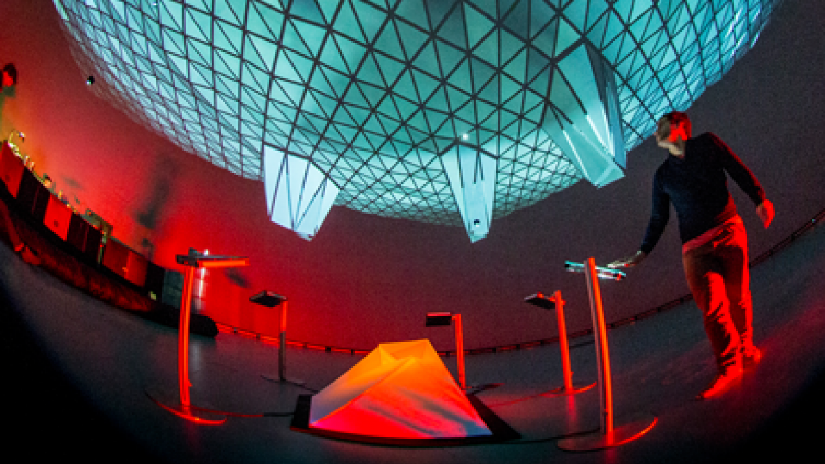 Obe, immersive Interactive Installation, Montreal, 2014 