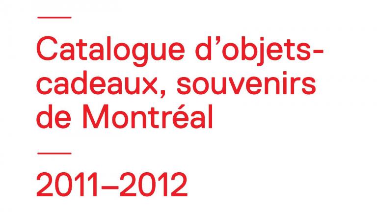 2011-2012 CODE SOUVENIR MONTRÉAL catalogue (French version)