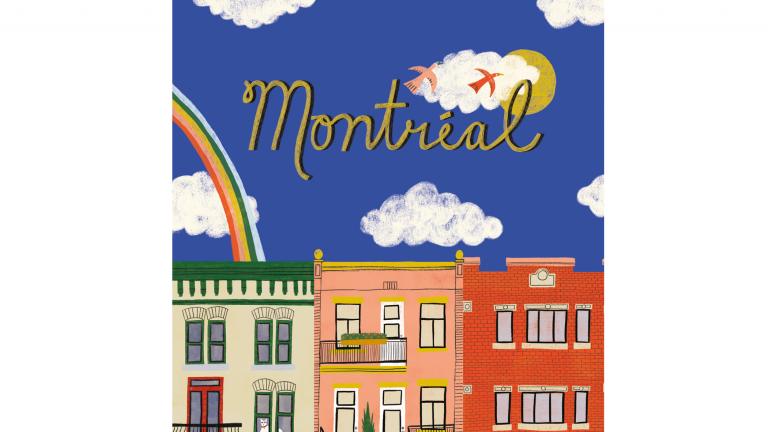 Carte postale, carte de souhaits et affichette — Images de Montréal (Montréal Triplex)