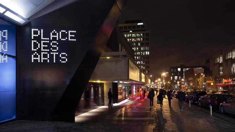 Signalétique de l’Espace Georges-Émile-Lapalme de Place des Arts, Montréal, 2009 – 2014
